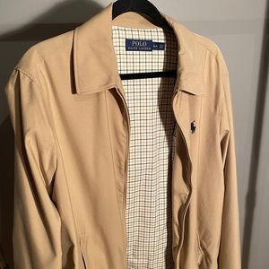 tan polo ralph lauren coat